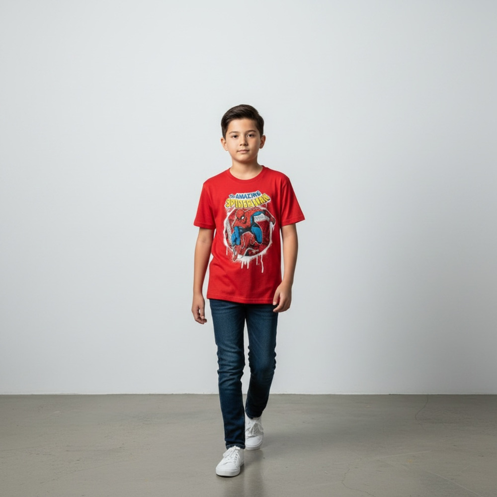 Marvel The Amazing Spider-Man Red Graphic T-Shirt